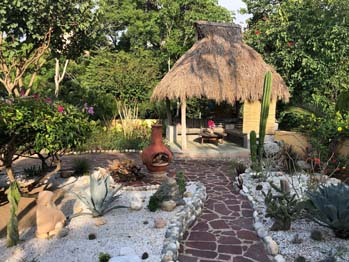 photo of garden palapa